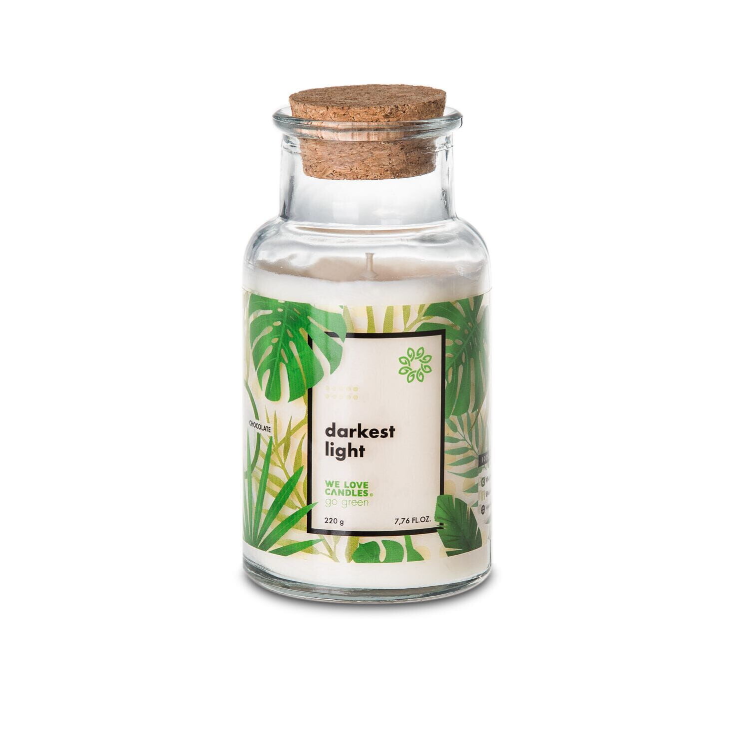 

We Love Candles Go Green Ароматическая свеча Darkest light, 220 г.