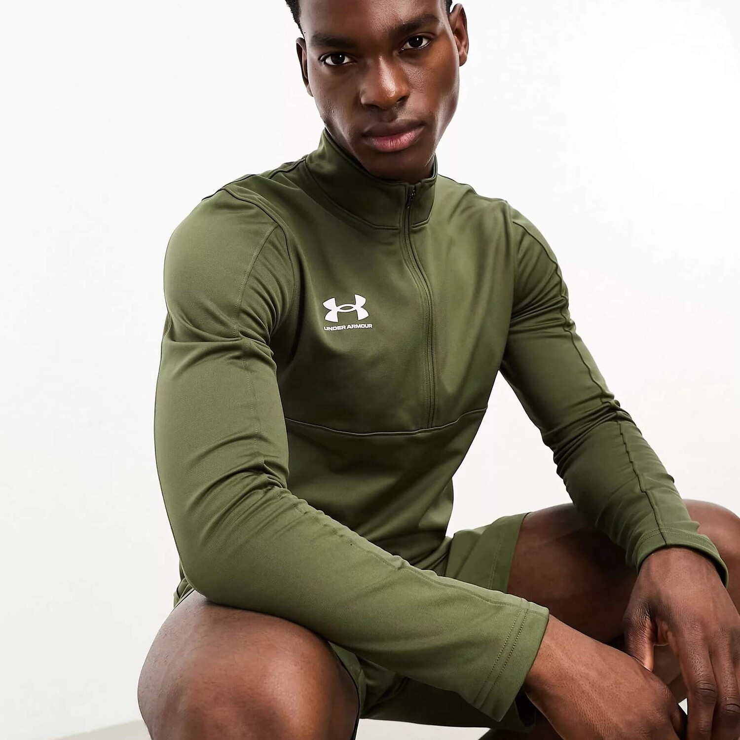 

Футболка с длинным рукавом Under Armour Challenge Midlayer, хаки