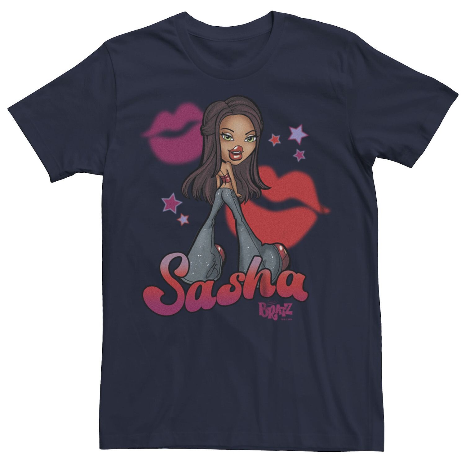 

Футболка с рисунком бойфренда Bratz Sasha Kiss для юниоров Licensed Character