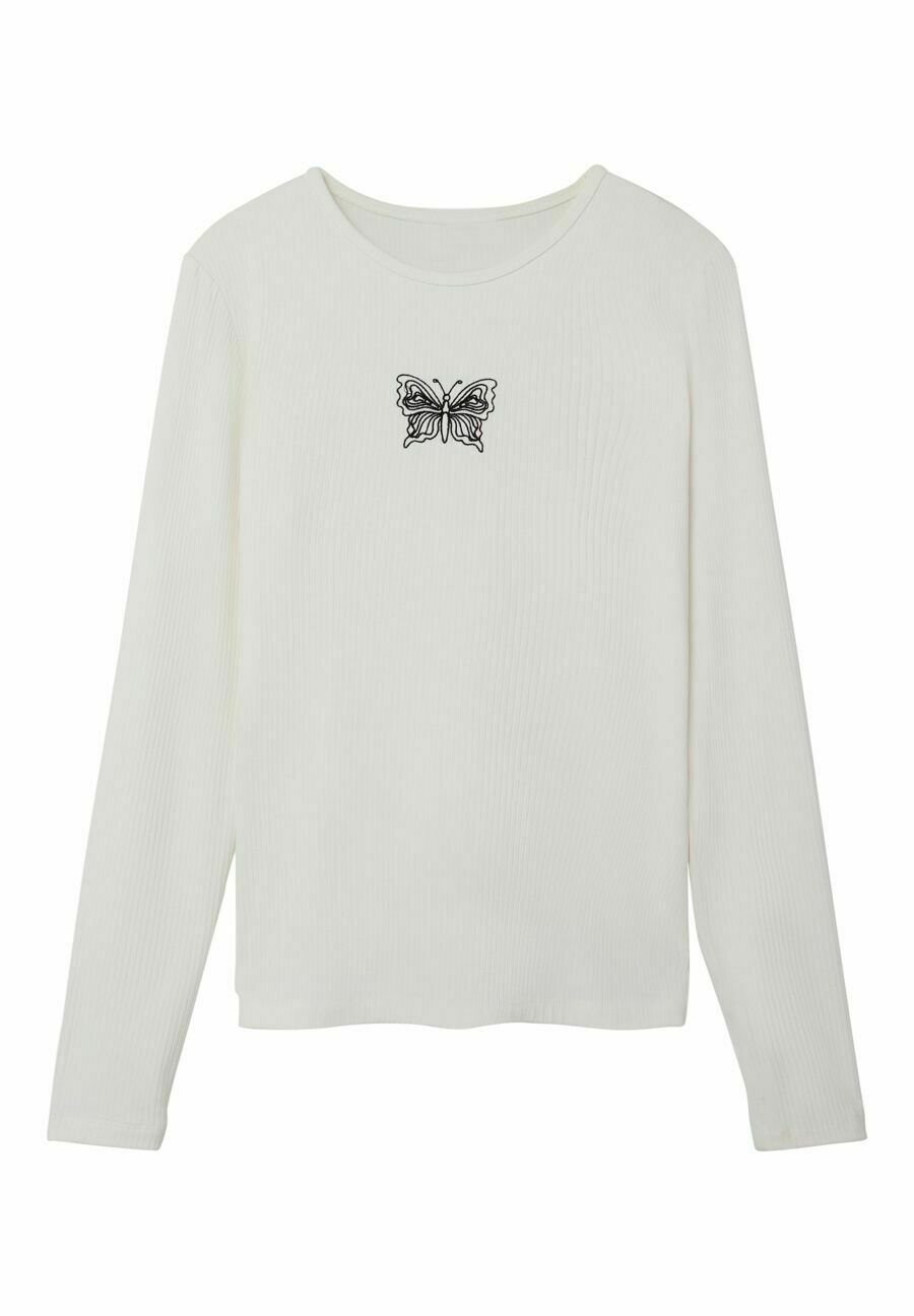 

Топ с длинными рукавами MIT LANGEN ÄRMELN REGULAR FIT LMTD, цвет white alyssum