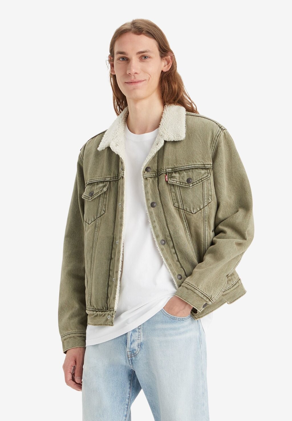

Куртка Levi's TRUCKER, это моя страсть, цвет its my passion sherpa