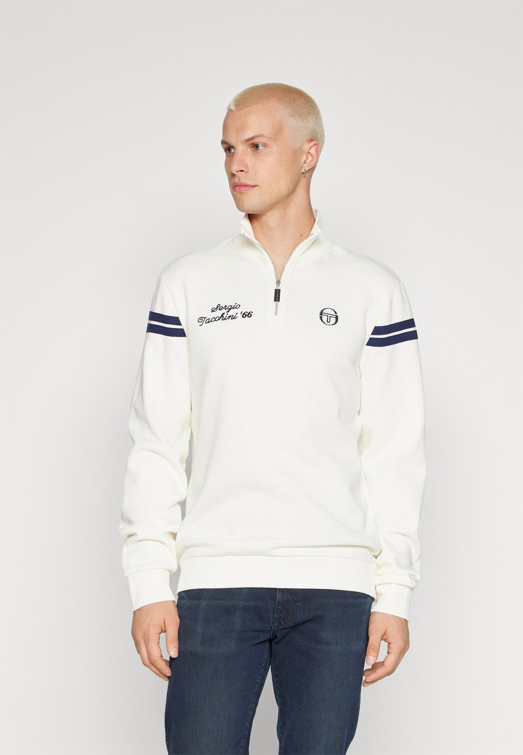 

Толстовка MAURIZIO 1/4 МОЛНИЯ Sergio Tacchini, гардения