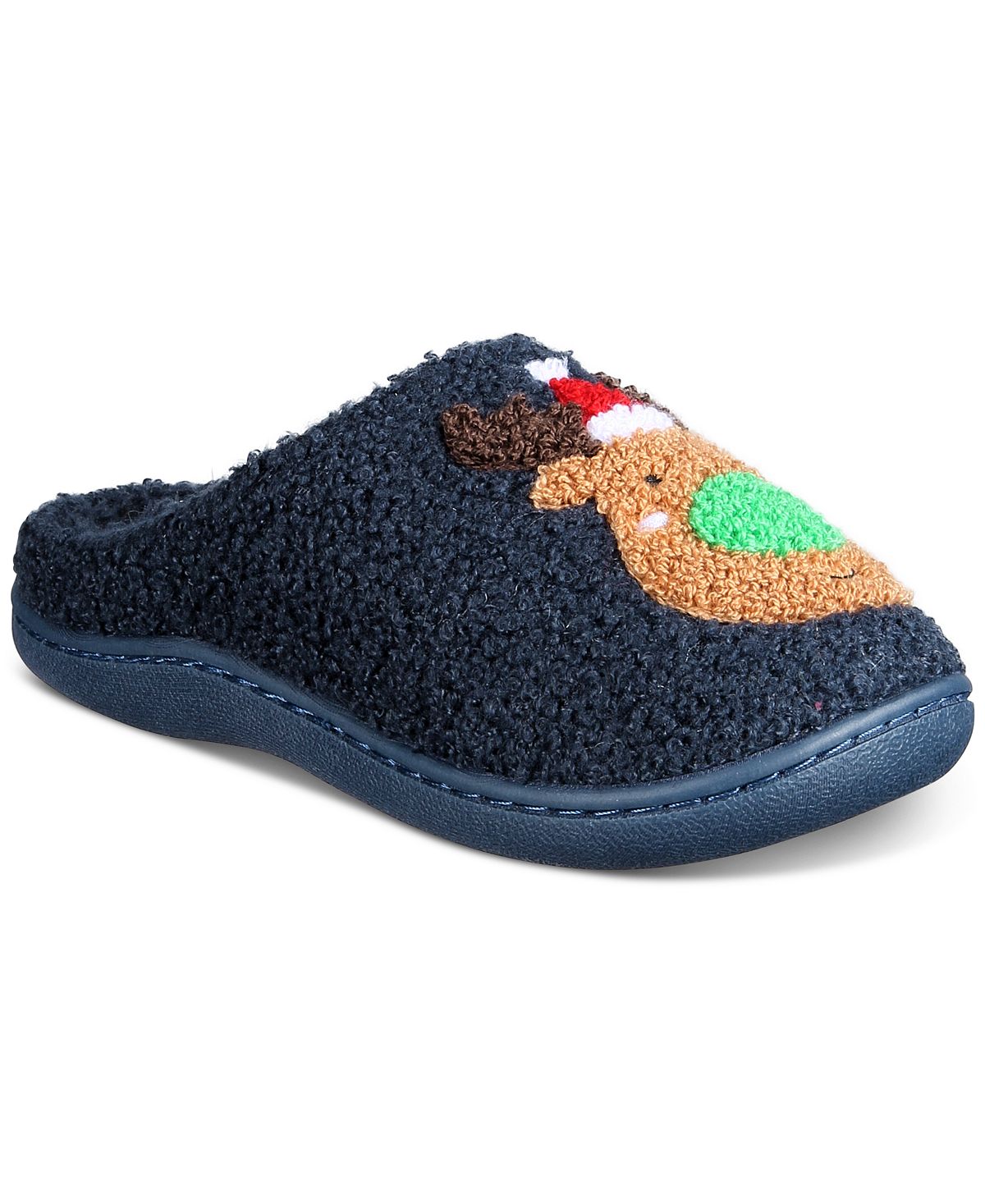Тапочки Little Kid's с закрытым носком и оленями Family Pajamas playful reindeer