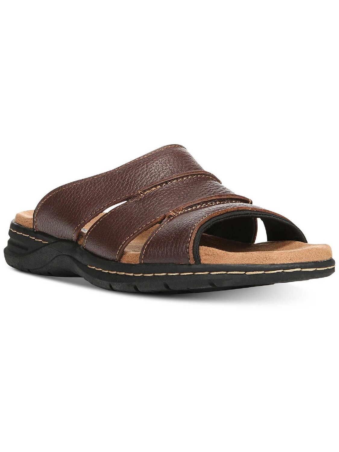 

Мужские кожаные сандалии без шнуровки Gordon Dr. Scholl's Shoes, цвет Brown Leather