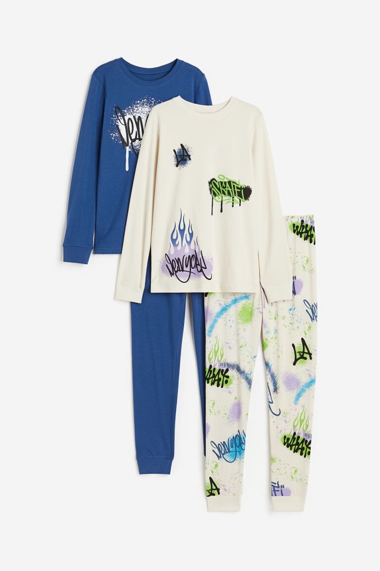

Хлопковый пижамный комплект из 2 предметов H&M