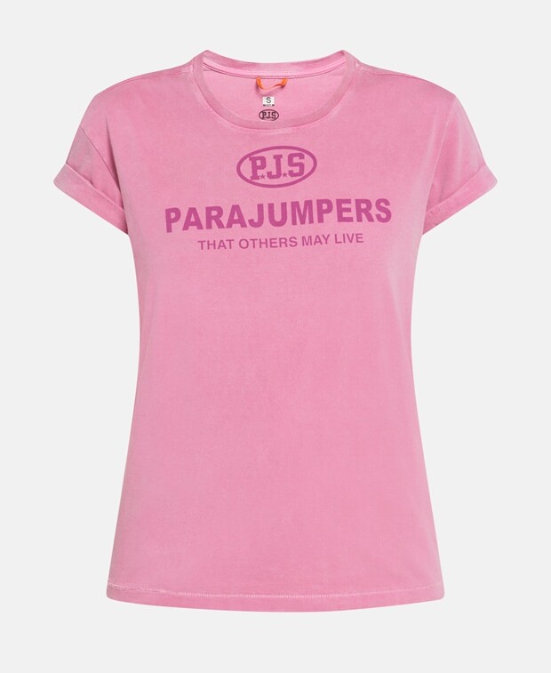 

Футболка Parajumpers, розовый