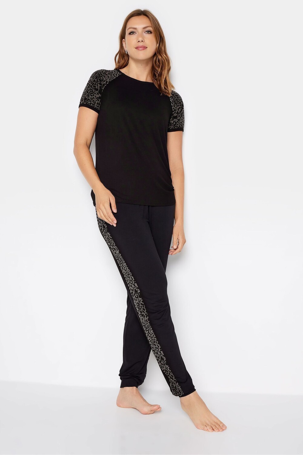 

Футболка с рукавами реглан Long Tall Sally, черный