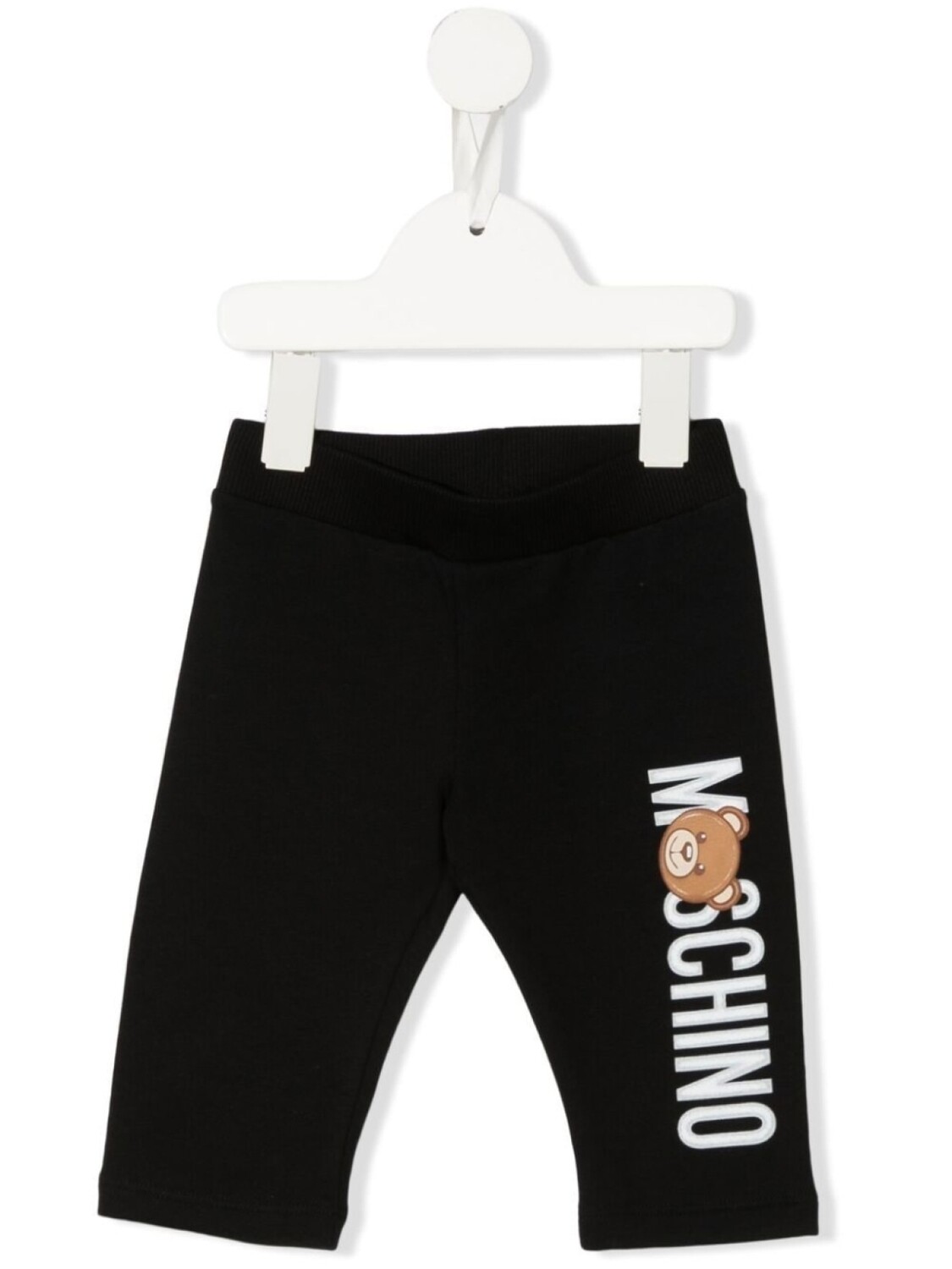 

Moschino Kids спортивные брюки Teddy Bear, черный