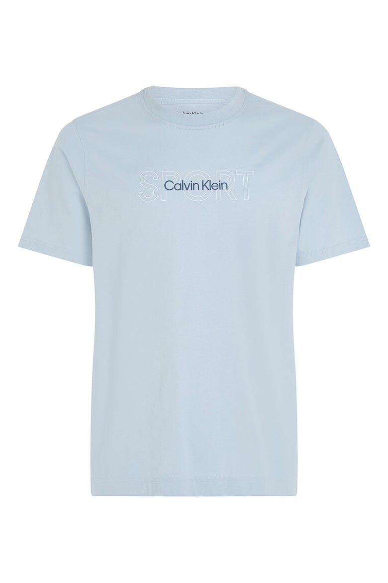 

Тренировочная футболка с овальным вырезом Calvin Klein, синий
