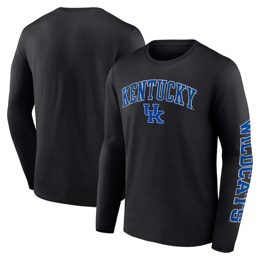 

Футболка с длинным рукавом Fanatics Branded Kentucky Wildcats, черный