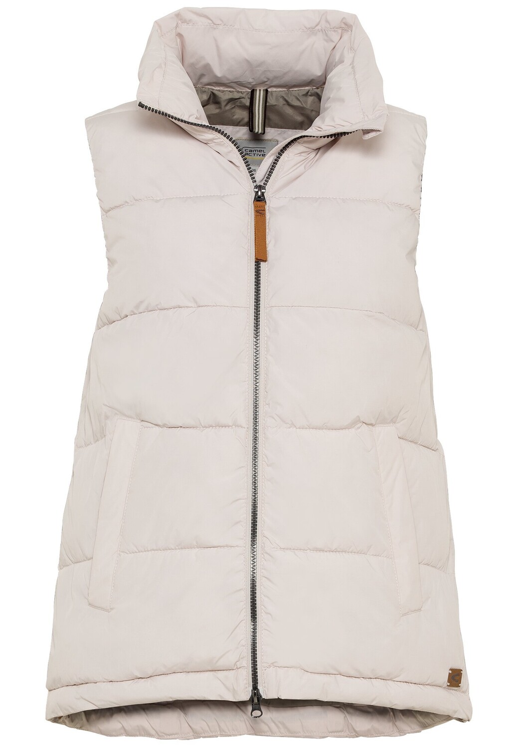 

Утепленный жилет Camel Active aus recyceltem Polyester, кремовый