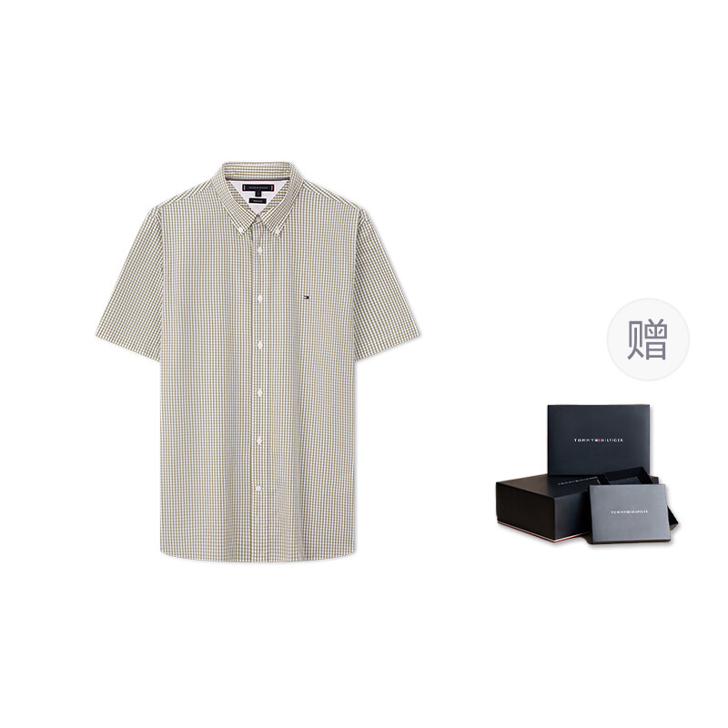 

Мужская рубашка Tommy Hilfiger, цвет Blue and white check C30
