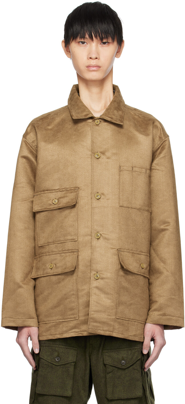 

Хаки BA Куртка из искусственной кожи Engineered Garments