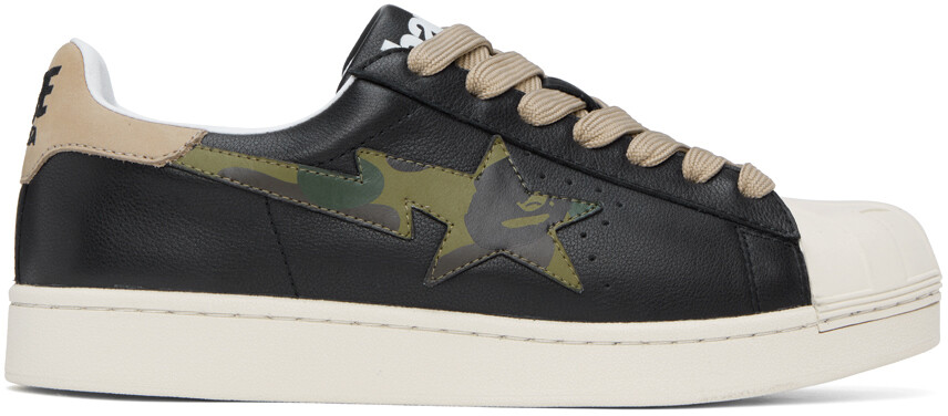

Черные кроссовки Skull Sta M1 BAPE