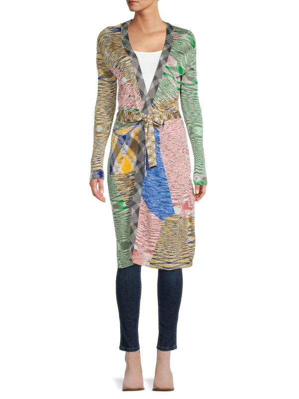 

Кардиган Missoni с поясом, мультиколор