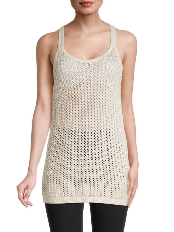 

Шелковая майка racerback Ralph Lauren Black