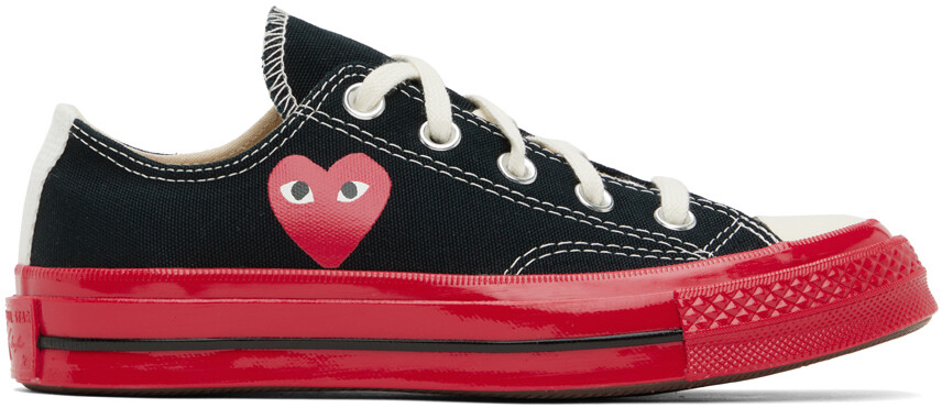 

Черные кроссовки Converse Edition Chuck 70 Comme des Garçons Play, Черный, Черные кроссовки Converse Edition Chuck 70 Comme des Garçons Play