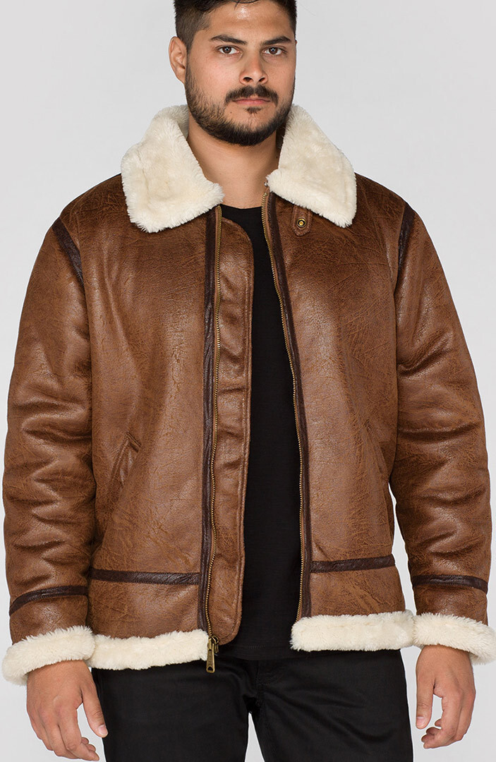 

Куртка Alpha Industries B3 FL, коричневая