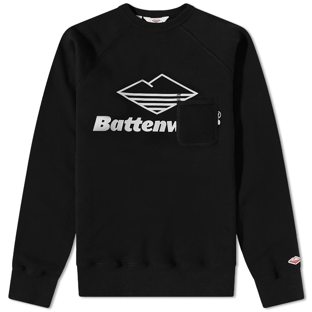

Толстовка Battenwear Team Reach Up Crew Sweat, Черный