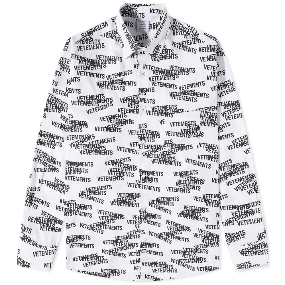 

Рубашка VETEMENTS Stamped Logo Shirt