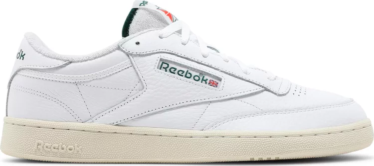 Кроссовки club c 85 'white dark green' Reebok, белый - фото