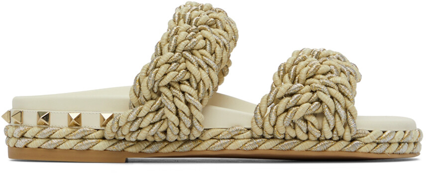 

Сандалии Off-White Rope Rockstud Valentino Garavani