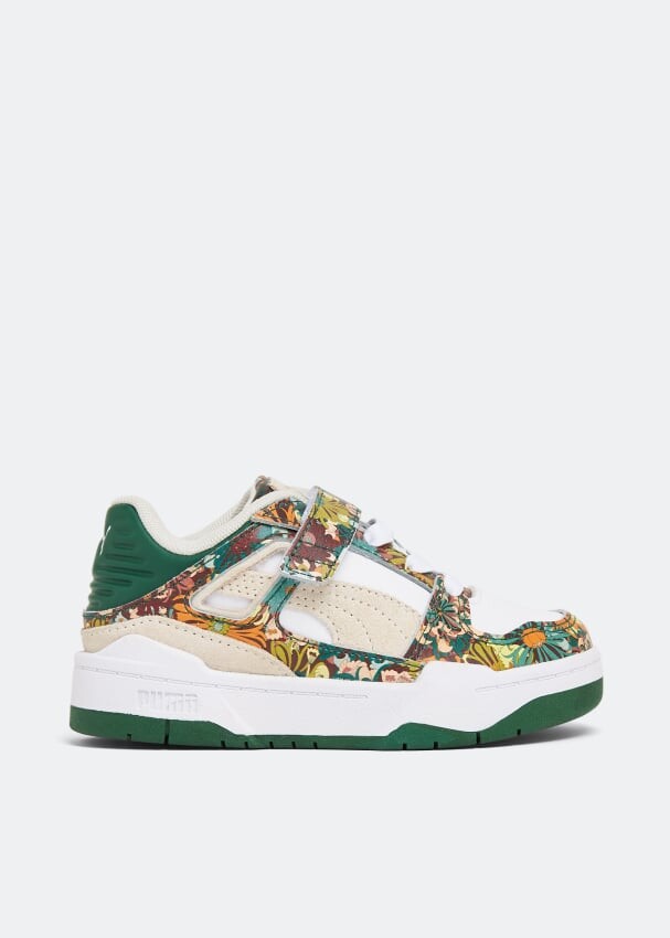 

Кроссовки для малышней Puma x Liberty Slipstream, бело-зеленый