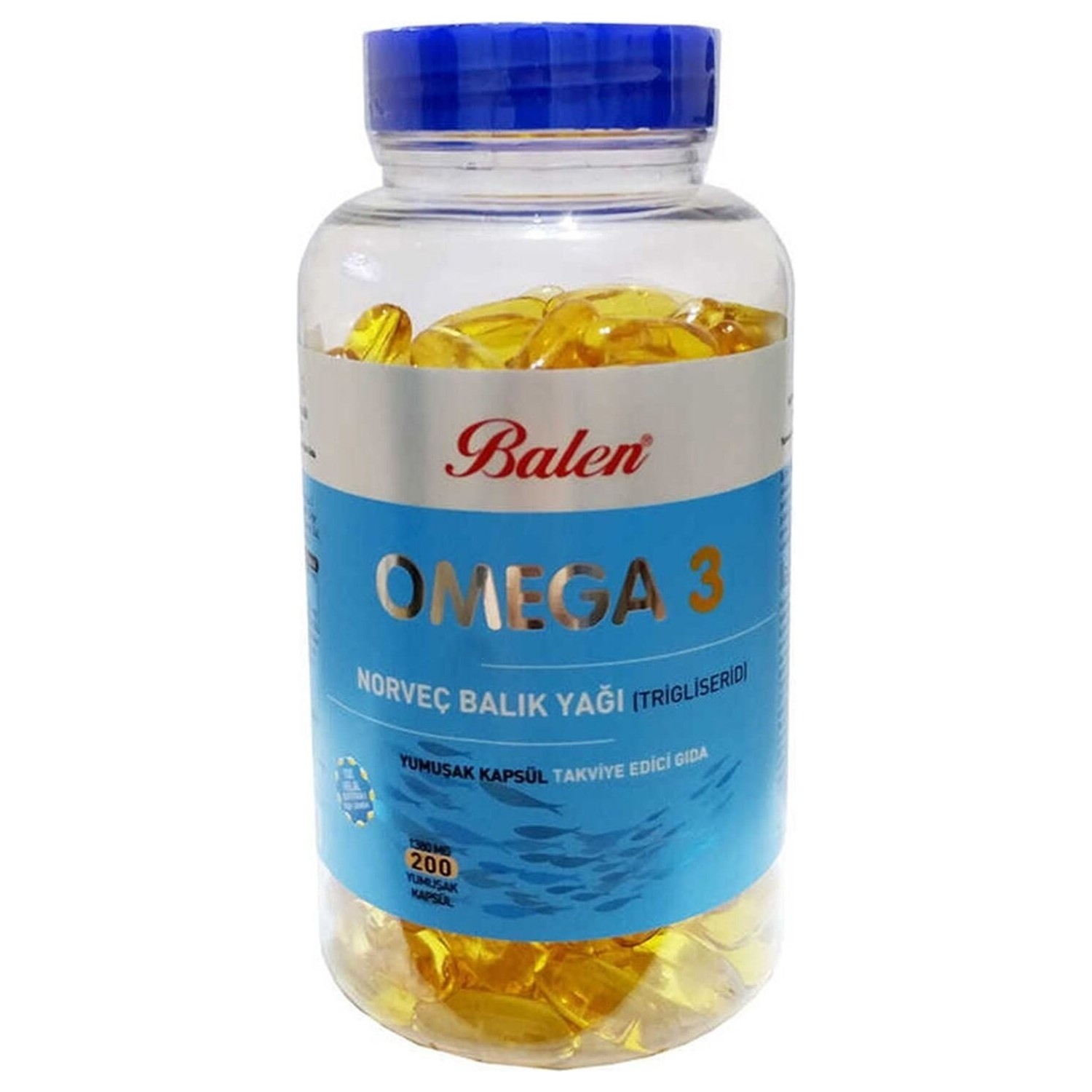 Норвежский рыбий жир Balen Omega-3 (триглицерид) 1380 мг, 2 упаковки по 200  капсул – заказать по выгодной цене из-за рубежа в «CDEK.Shopping»