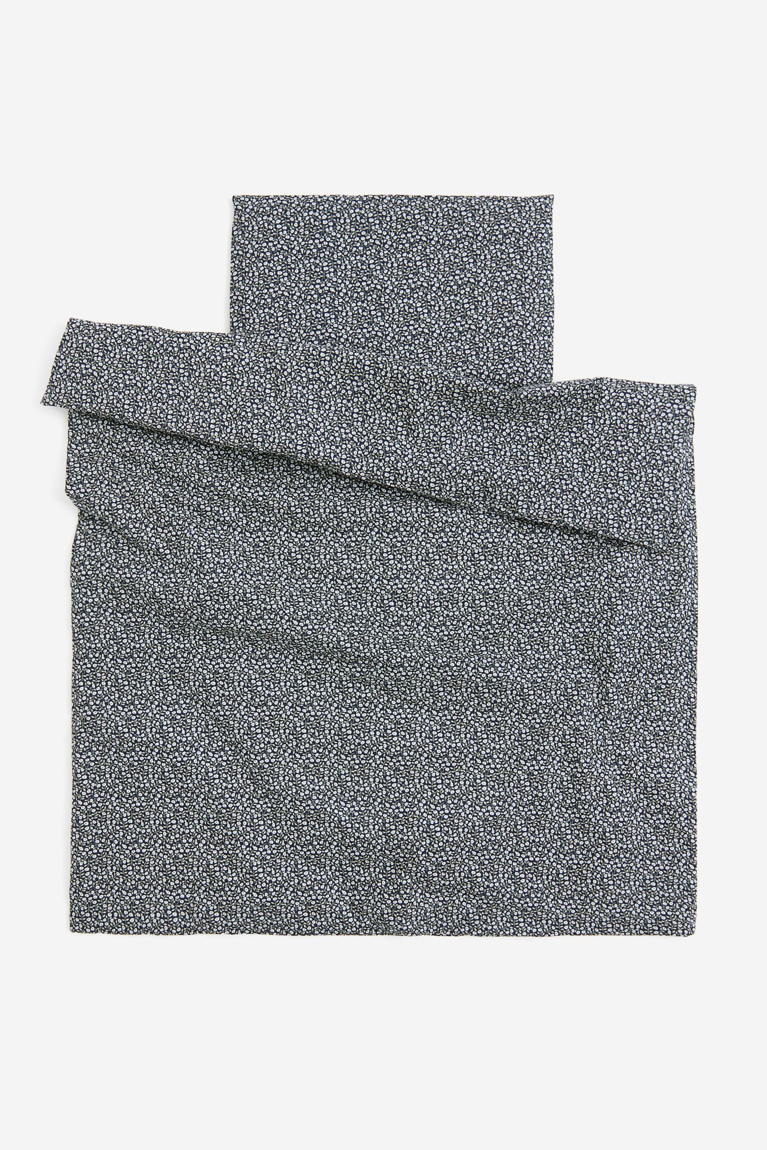 Комплект односпального постельного белья H&M Home Crib Duvet, темно-синий