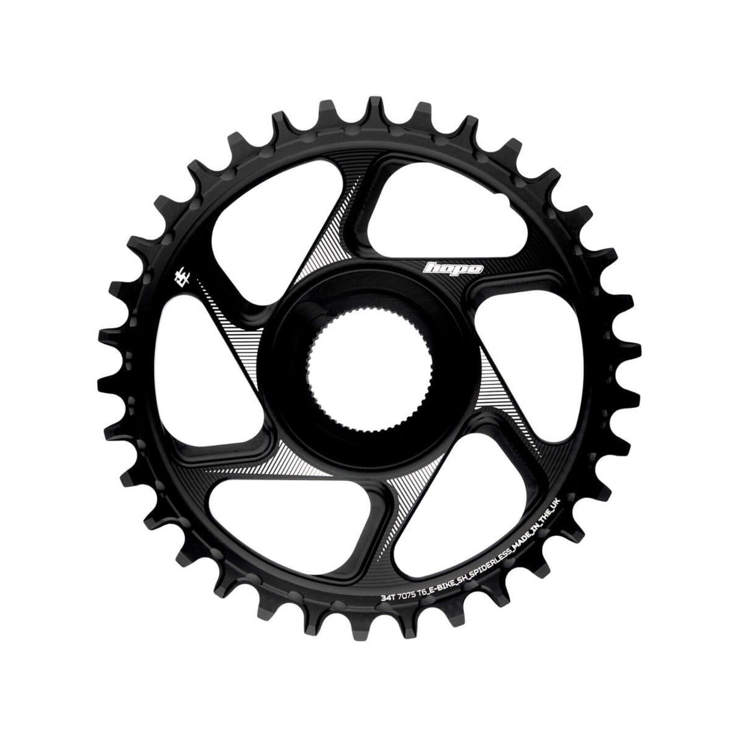 

Передняя звезда E-Bike Direct Mount - двигатель Shimano HOPE, черный