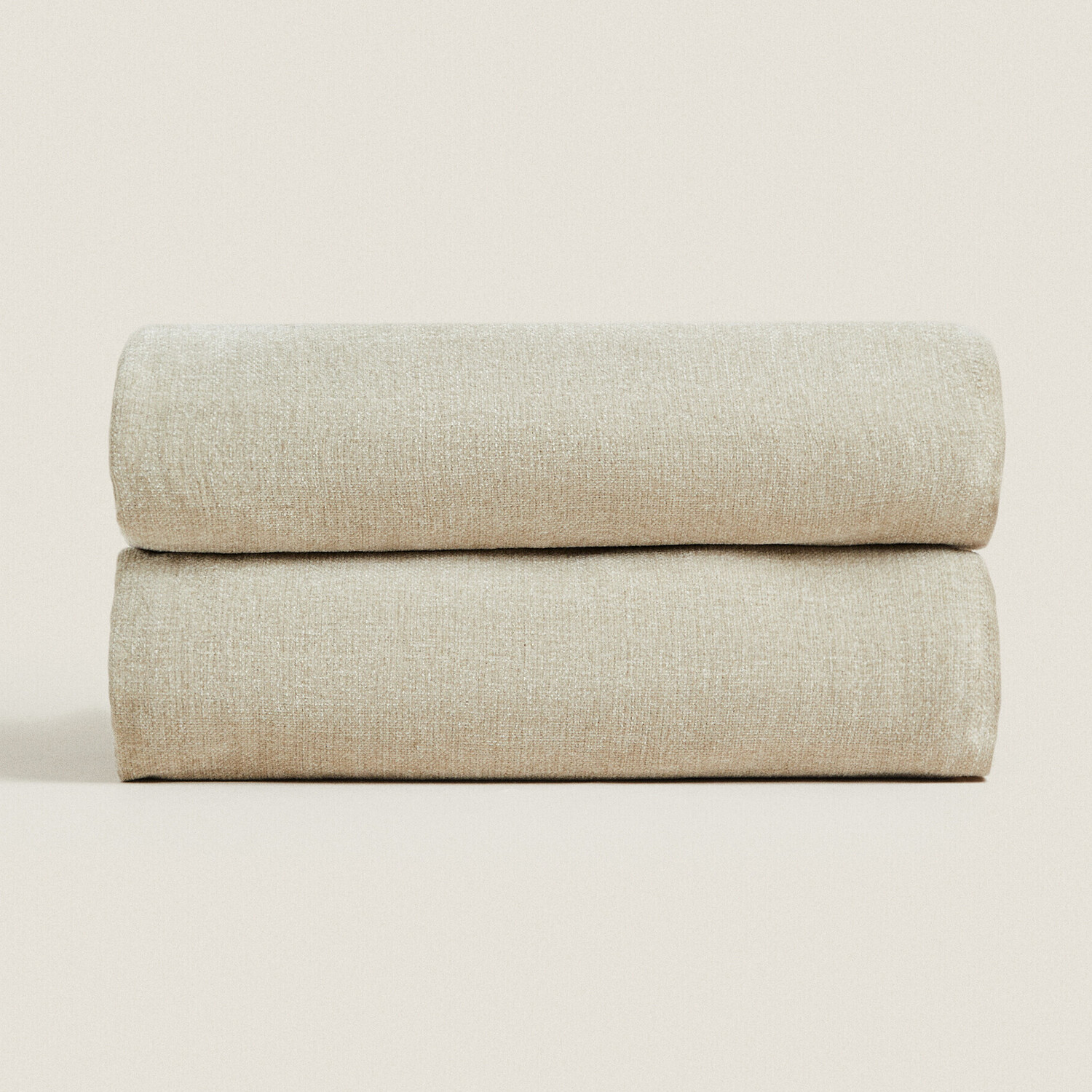 плед zara home check soft touch коричневый мультиколор Плед Zara Home Chenille, серо-коричневый