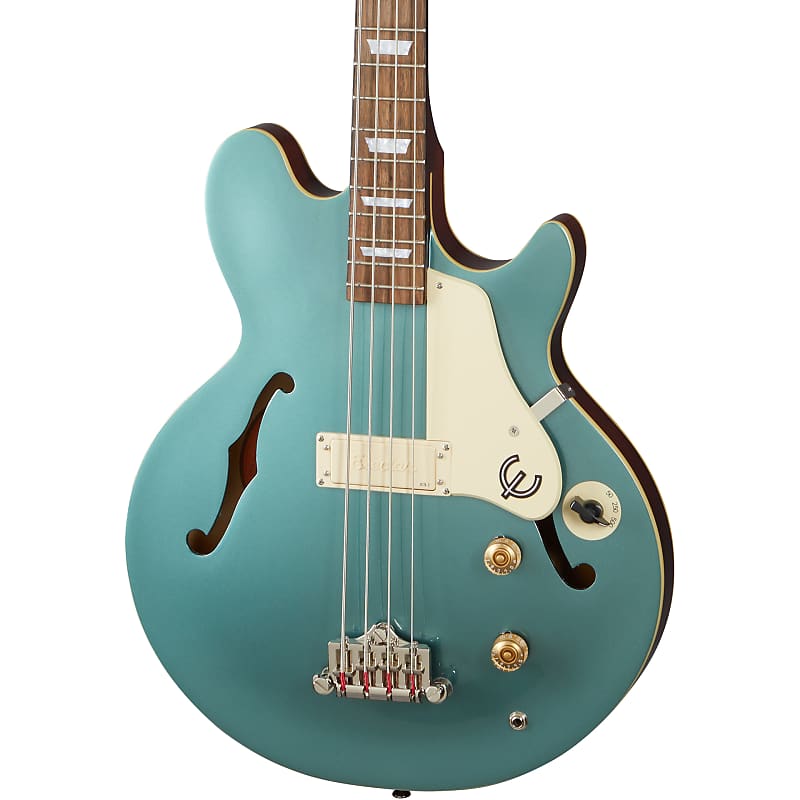 Бас-гитара Epiphone Jack Casady в цвете Faded Pelham Blue EBJCFPENH1 полуакустическая гитара epiphone es339 pelham blue iges339 penh1