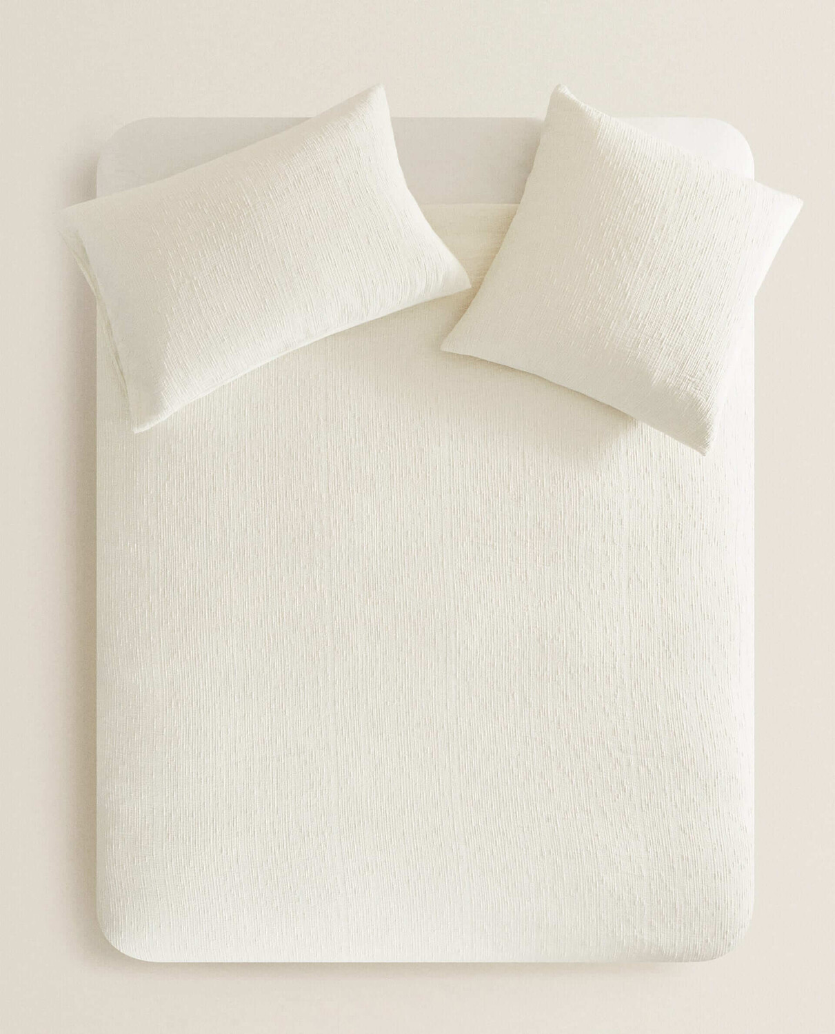 Пододеяльник Zara Home With Raised Bedspread Effect, слоновая кость