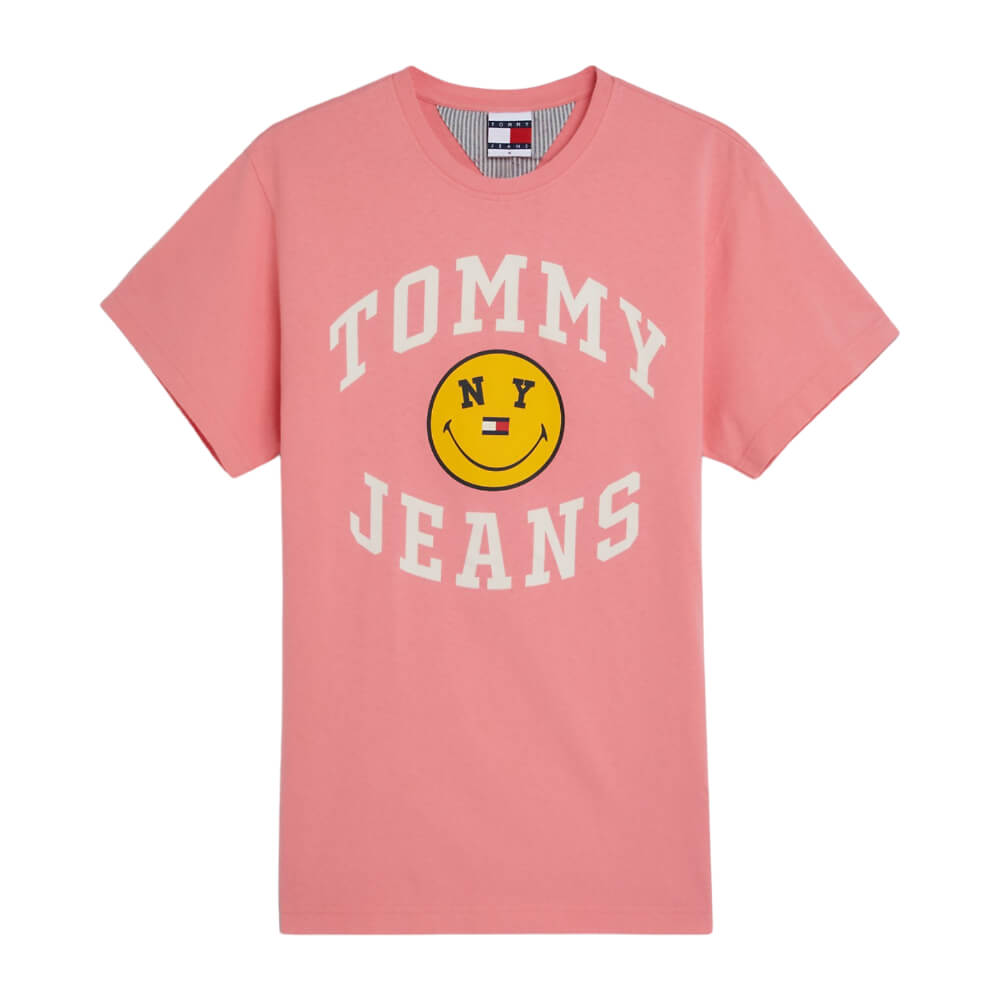 

Футболка Tommy Jeans by Tommy Hilfiger X Smiley Oversized, розовый