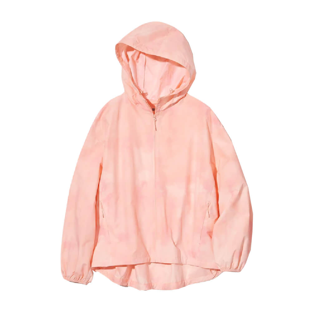 Ветровка Uniqlo Pocketable UV, розовый куртка uniqlo uv protection 3d cut pocketable черный
