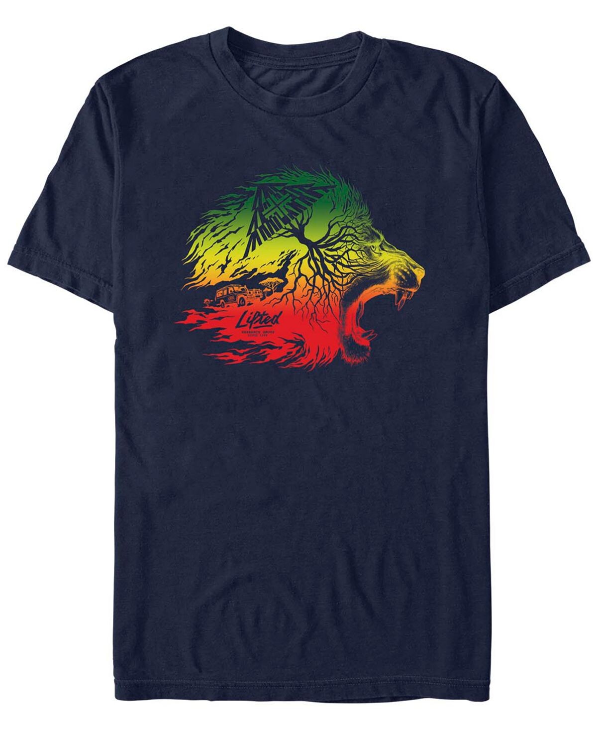 

Мужская футболка с коротким рукавом lrg lion roots Fifth Sun, синий