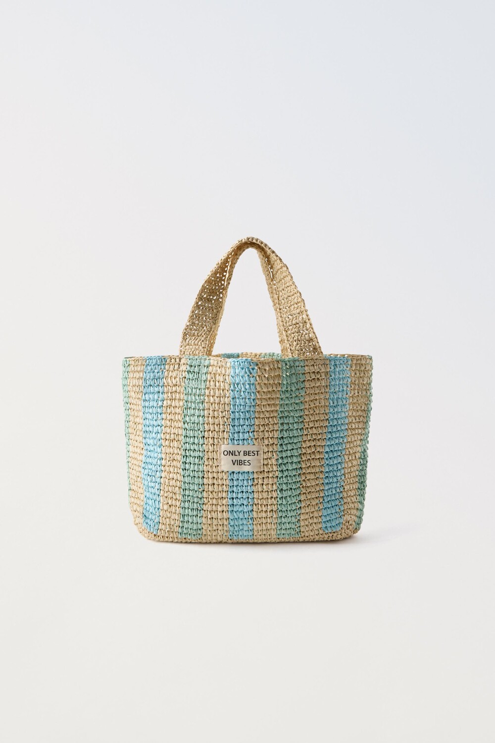 

Сумка Zara Raffia, кремовый