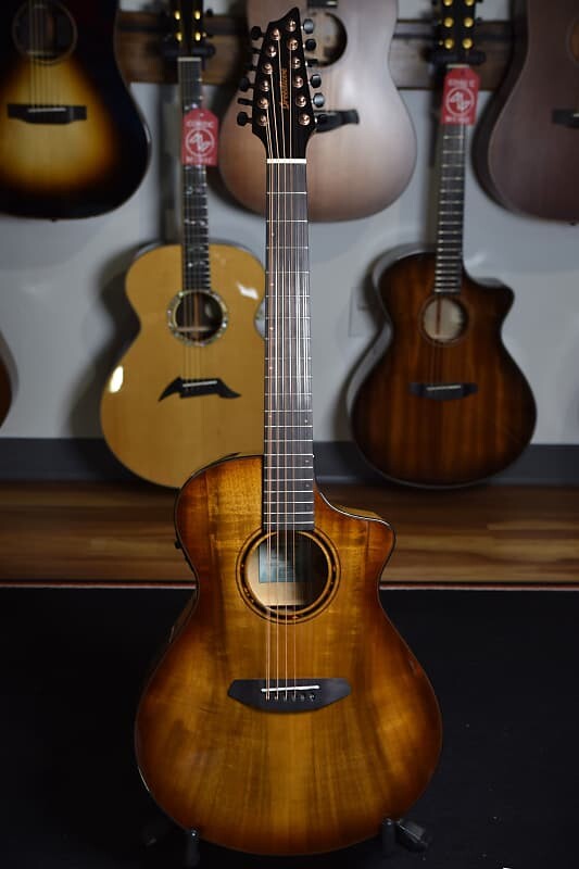 

Breedlove Pursuit Exotic S Amber Concert 12-струнная акустическая гитара-SN2048 Pursuit Exotic S Concert