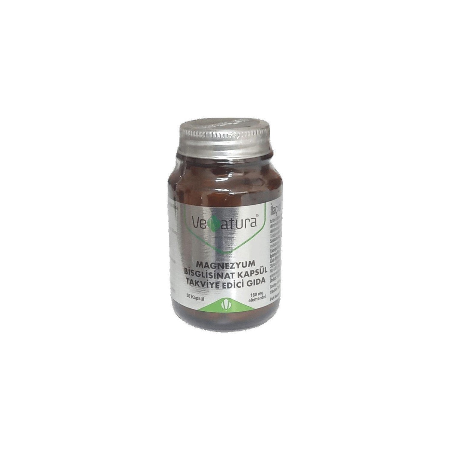 Бисглицинат магния Venatura, 160 мг, 30 капсул фосфатидилсерин и омега 3 venatura 30 капсул
