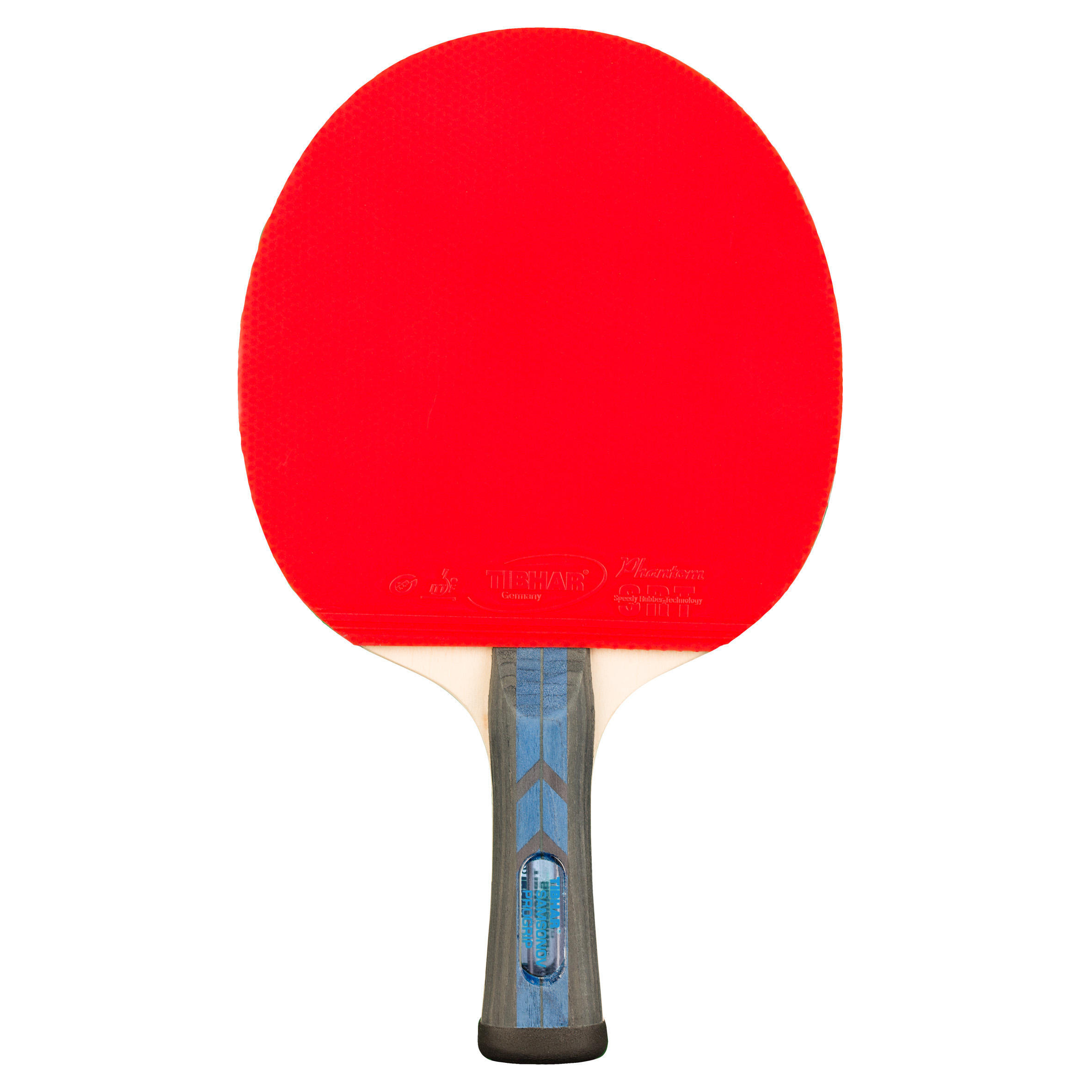 Ракетка для настольного тенниса PPR 100 PONGORI, черный Красный