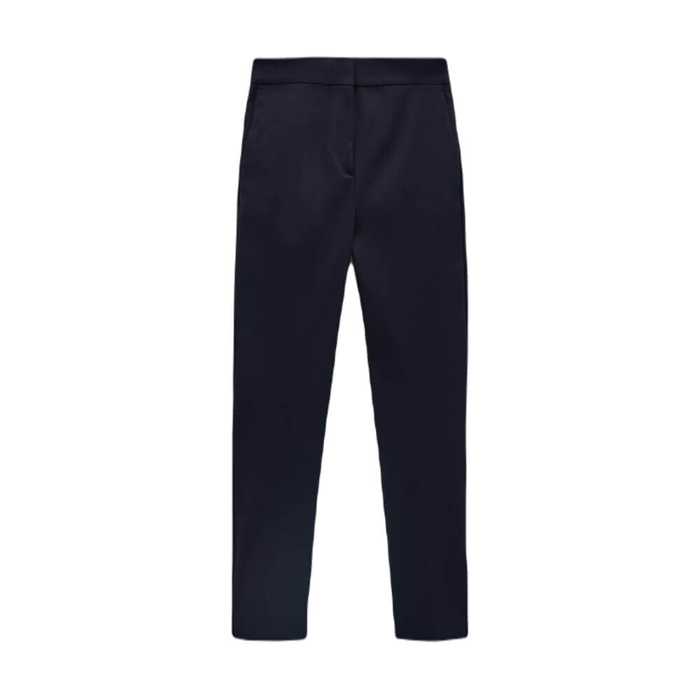 

Брюки с эластичной талией Zara, морской синий