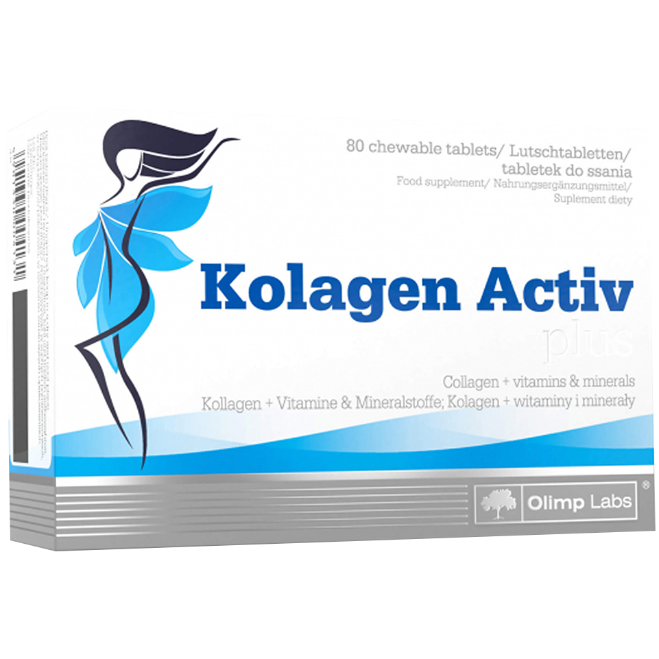 Olimp Kolagen Activ биологически активная добавка, 80 таблеток/1 упаковка olimp labs биологически активная добавка kolagen activ plus 1500 мг 80 olimp labs красота