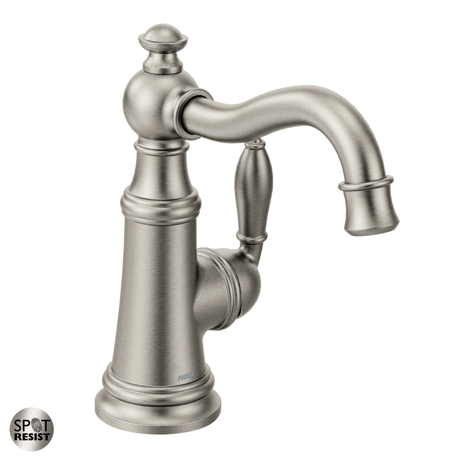 

Смеситель для кухни Moen Weymouth с одной ручкой устойчив к пятнам, spot resist stainless