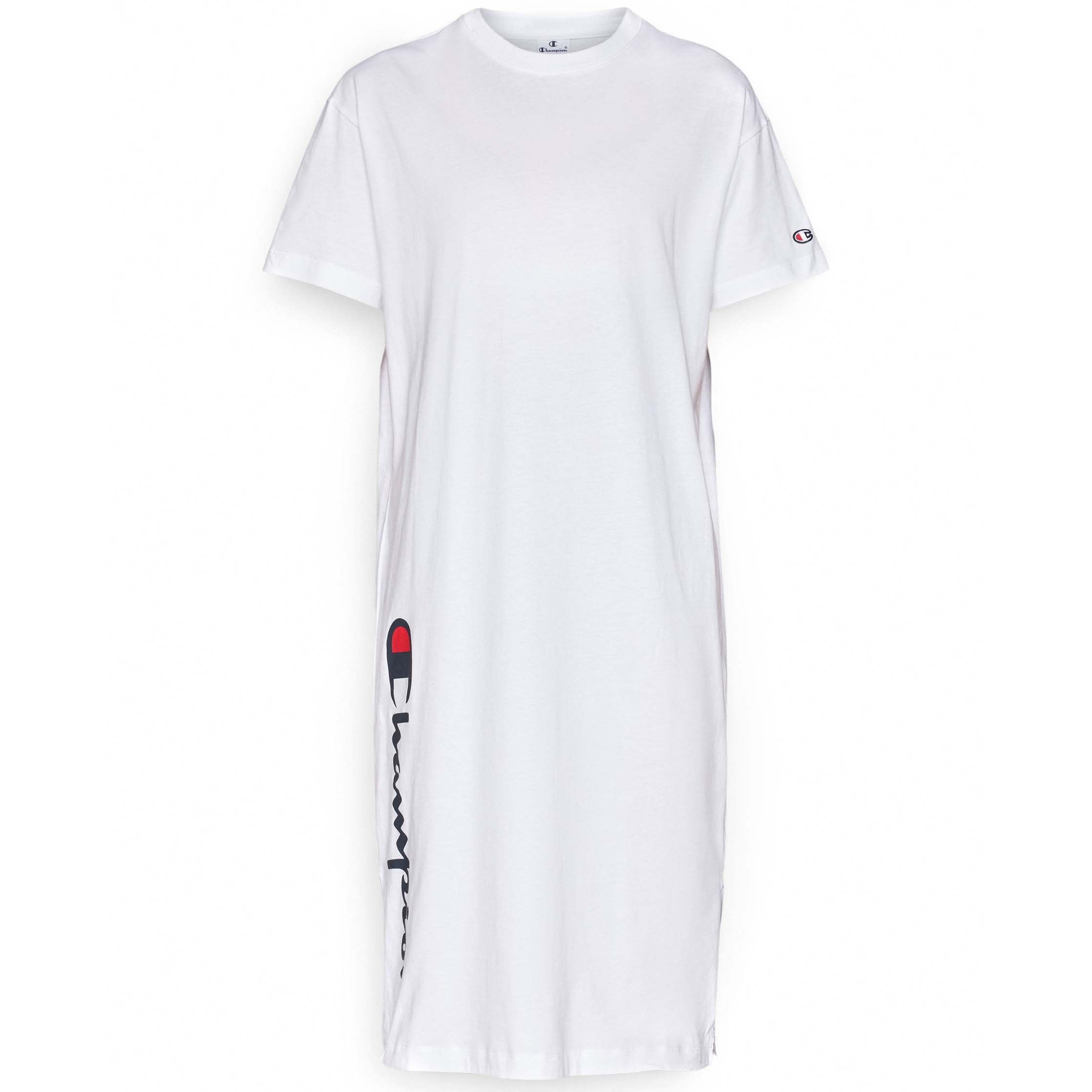 Платье Champion Icons Lightweight, белый спортивное трикотажное платье с принтом h