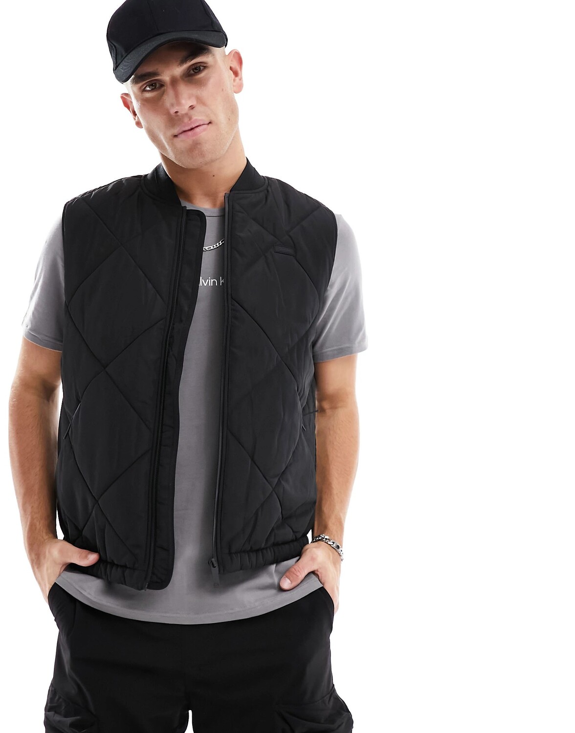

Жилет Calvin Klein Signature Quilted, черный