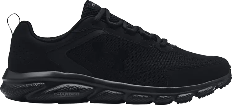 

Кроссовки Under Armour Charged Assert 9 4E Wide Triple Black, черный