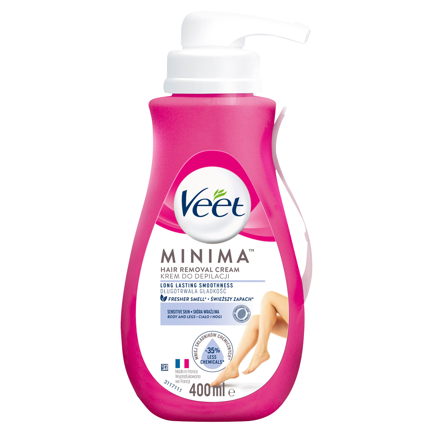 Veet Silky Fresh крем-депилятор для чувствительной кожи, 400 мл - фото