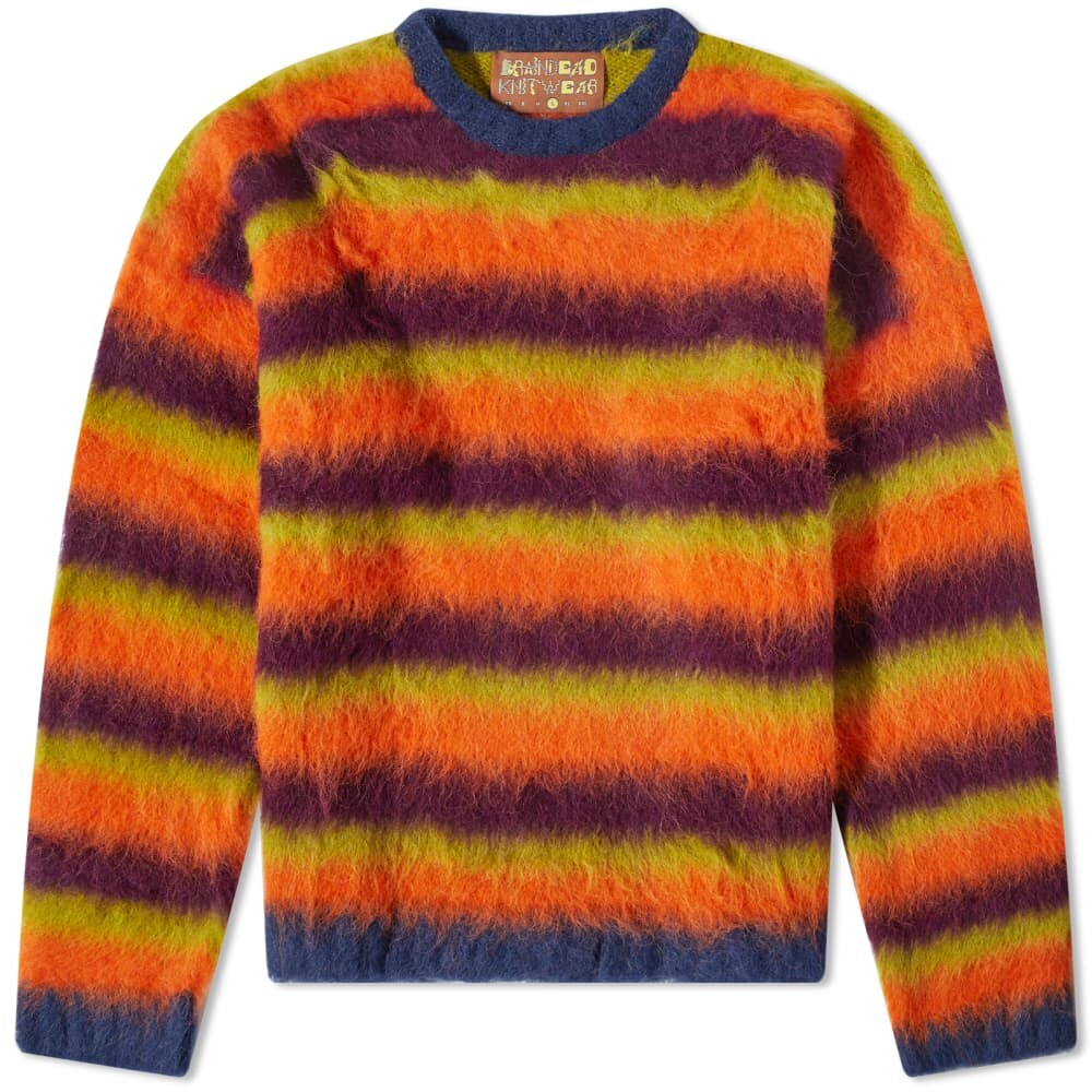 

Джемпер Brain Dead Blurry Lines Alpaca Crew Knit, Коричневый