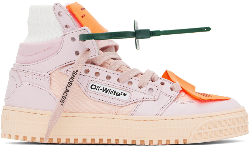 

Розовые высокие кеды Off Court 3.0 Off-White