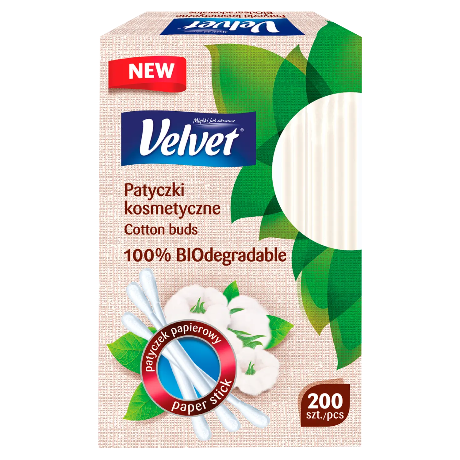 

Velvet ватные палочки, 200 шт/1 упаковка